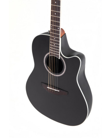 Guitarra Electroacústica Applause AB24II CS Mid Cutaway Black Satin AB24-5S