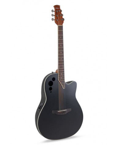 Guitarra Electroacústica Applause AE44II Mid Cutaway Black Satin AE44-5S