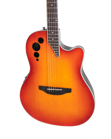 Guitarra Electroacústica Applause Super Shallow Cutaway Honeyburst Satin AE48-1I