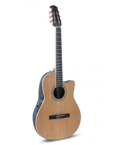 Guitarra Clásica Electroacústica OvationCelebrity CS Standard Mid Cutaway Natural CS24C-4-G