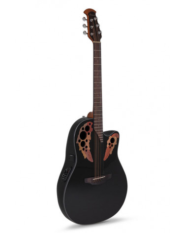 Guitarra Electroacústica Ovation Celebrity Elite Mid Cutaway Negro CE44-5-G