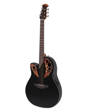 Guitarra Electroacústica Ovation Celebrity Elite Mid Cutaway Negro CE44L-5-G