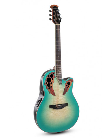 Guitarra Electroacústica Ovation Celebrity Elite Plus Mid Cutaway Mintburst CE44X-9B-G