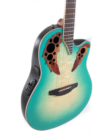 Guitarra Electroacústica Ovation Celebrity Elite Plus Mid Cutaway Mintburst CE44X-9B-G