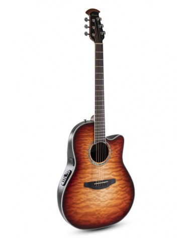 Guitarra Electroacústica Ovation Celebrity Standard Plus Mid Cutaway Cognac Burst Gloss CS24X-7C-G