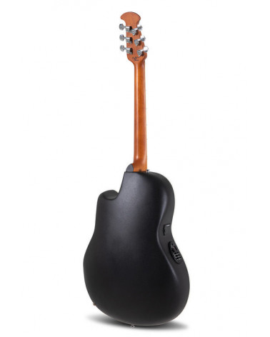 Guitarra Electroacústica Ovation Celebrity Standard Plus Mid Cutaway Transparent Blackburst Flame CS24P-TBBY-G