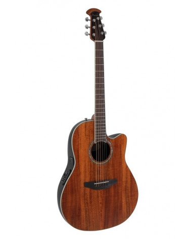 Guitarra Electroacústica Ovation Celebrity Standard Plus Mid Cutaway Figured Koa CS24P-FKOA-G