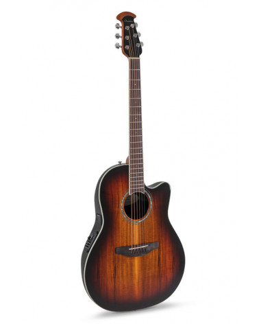 Guitarra Electroacústica Ovation Celebrity Standard Plus Super Shallow Koa Burst CS28P-KOAB-G