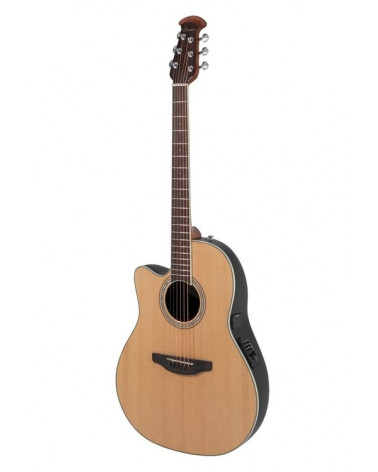 Guitarra Electroacústica Ovation Celebrity Traditional Mid Cutaway Natural CS24L-4-G