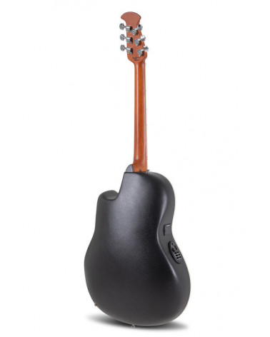 Guitarra Electroacústica Ovation Celebrity Traditional Mid Cutaway Negro CS24-5-G
