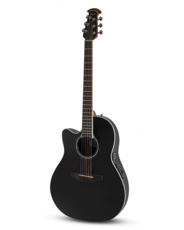 Guitarra Electroacústica Ovation Celebrity Traditional Mid Cutaway Black CS24L-5G-G
