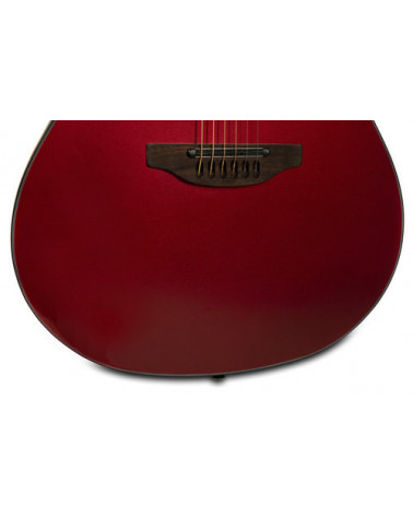 Guitarra Electroacústica Ovation Pro Series Ultra Mid-Depth Vampira Red 1516VRM-G