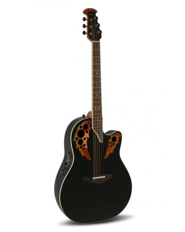 Guitarra Electroacústica Ovation Standard Elite Deep Contour Cutaway Negro 2778AX-5-G