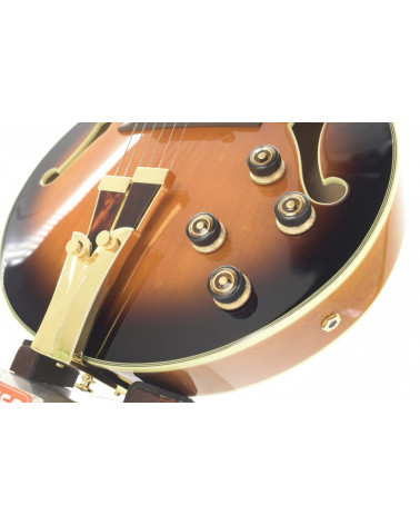 Guitarra Eléctrica Ibanez GB10 BS George Benson Signature Brown Sunburst