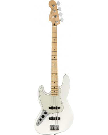 Bajo Eléctrico Para Zurdo Fender Player Jazz Bass Maple Polar White