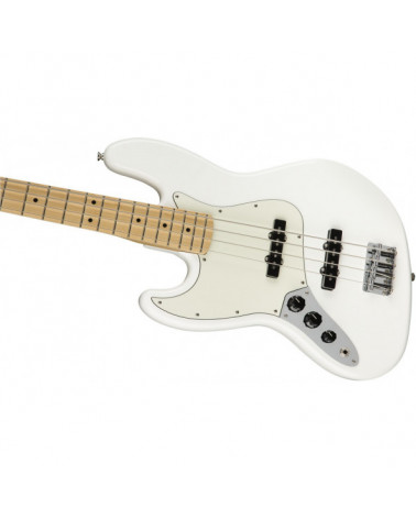 Bajo Eléctrico Para Zurdo Fender Player Jazz Bass Maple Polar White