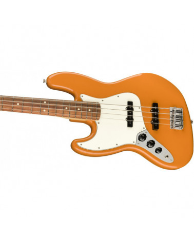 Bajo Eléctrico Para Zurdo Fender Player Jazz Bass Pau Ferro Capri Orange