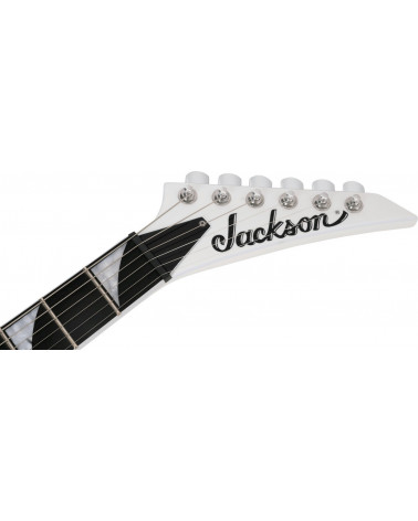 Guitarra Eléctrica Jackson Pro Series King V KVTMG Ebony Snow White