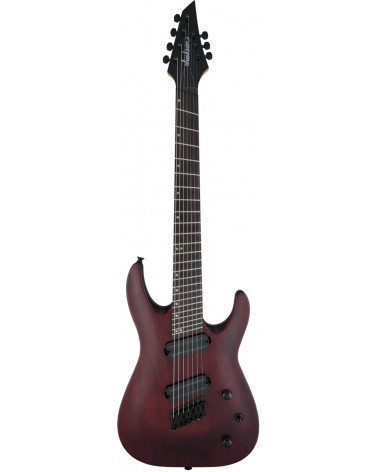 Guitarra Eléctrica De 7 Cuerdas Jackson X Series Dinky Arch Top DKAF7 MS Laurel Multi-Scale Stained Mahogany