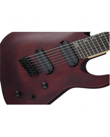 Guitarra Eléctrica De 7 Cuerdas Jackson X Series Dinky Arch Top DKAF7 MS Laurel Multi-Scale Stained Mahogany