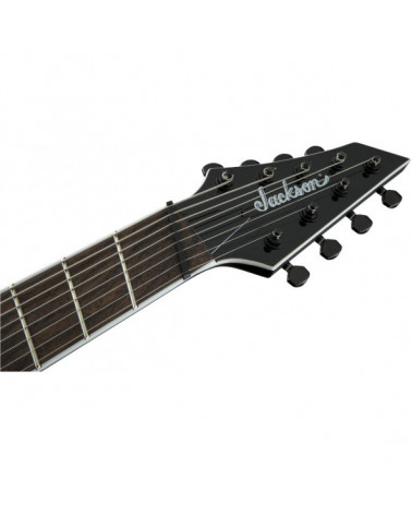 Guitarra Eléctrica De 8 Cuerdas Jackson X Series Soloist Arch Top SLAT8 MS Laurel Multi-Scale Gloss Black