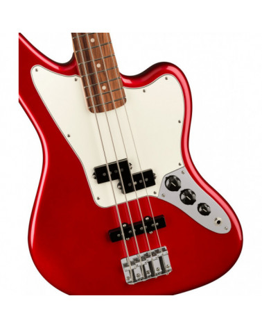Bajo Eléctrico Fender Player Jaguar Bass Pau Ferro Candy Apple Red PF CAR