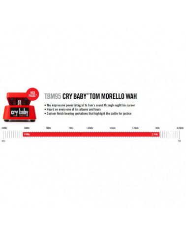 Pedal Wah-Wah Dunlop MXR Crybaby Tom Morello Signature TBM-95