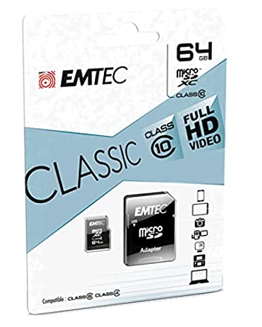 Tarjeta Memoria Emtec Micro SDXC 64 Gb Class 10