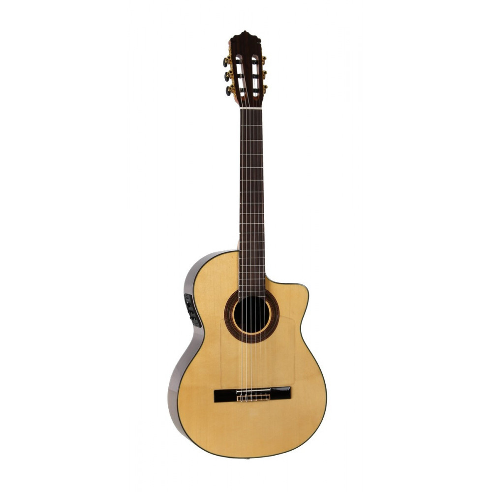 Cualquier mensaje Listo Guitarra Flamenca José Gómez F90RS EQ Palosanto Modelo 2021 Amplificada  Cutaway Tapa Sólida | Alteisa