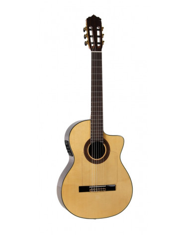 Guitarra Flamenca José Gómez F90RS EQ Palosanto Modelo 2021 Amplificada Cutaway Tapa Sólida