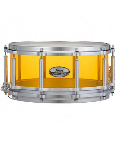 Caja Pearl 14"x6.5" Crystal Beat Snare Tangerine Glass CRB1465S-C732