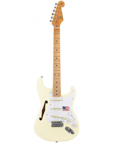 Guitarra Eléctrica SX SST Alder Vintage White