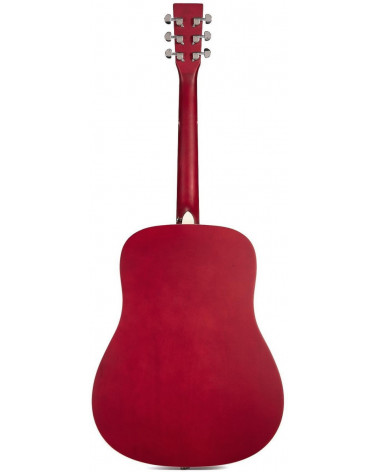 Guitarra Acústica SX SD104RDS Rojo