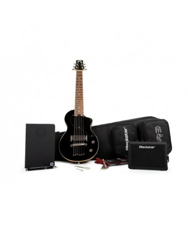 Pack Guitarra Eléctrica De Viaje Blackstar Carry On DLX BLK + Miniamplificador