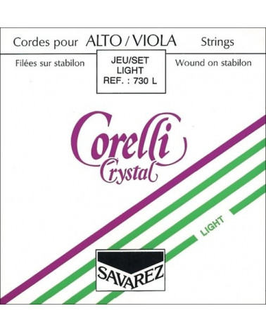 Cuerdas Para Viola Corelli Crystal 731L Light