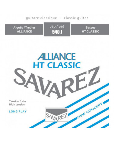 Cuerdas Para Guitarra Clásica Savarez Alliance Cantiga Premium 546J E6W Classic Ht High