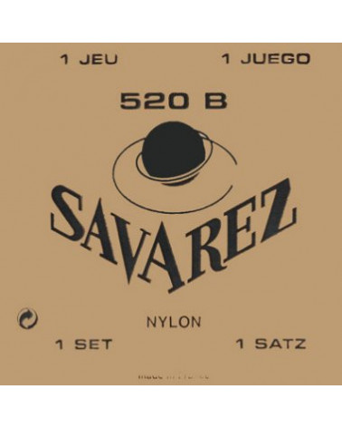 Cuerdas Para Guitarra Clásica Savarez Traditional Concert 520 524B D4W Low
