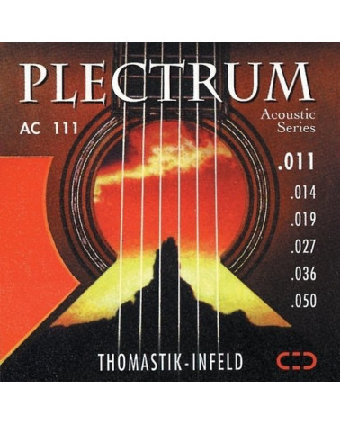 Cuerdas Para Guitarra Acústica Thomastik Plectrum Acoustic Series P11 0.011