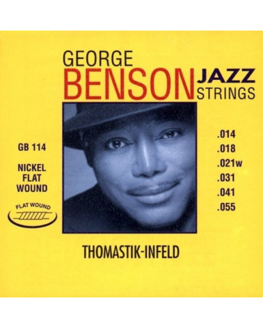 Cuerdas Para Guitarra Eléctrica Thomastik George Benson Jazz Guitar GB20 .020FW
