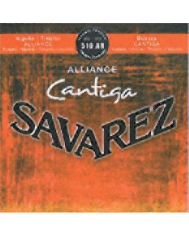 Cuerdas Para Guitarra Clásica Savarez Cantiga 510 510AR Set Normal
