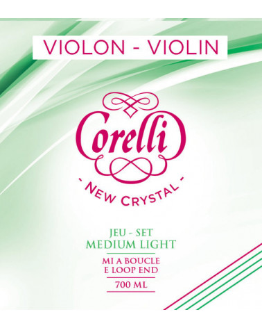 Cuerdas Para Violín Corelli Crystal 2702M 1/2