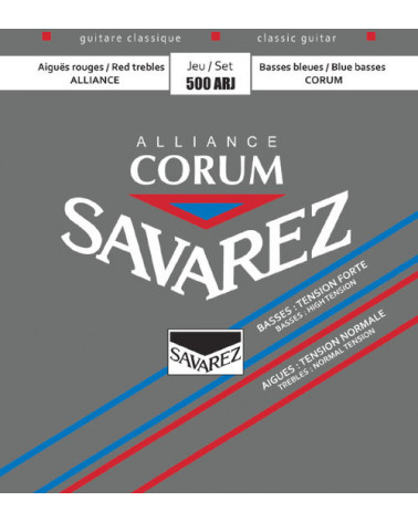 Juego De Cuerdas Para Guitarra Clásica Savarez Corum Alliance 500ARJ