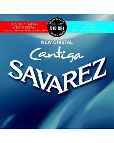 Cuerdas Para Guitarra Clásica Savarez New Cristal Cantiga 510CJH High, Geschliffen