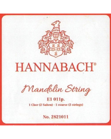 Cuerdas Mandolina Hannabach 2821009 E .009