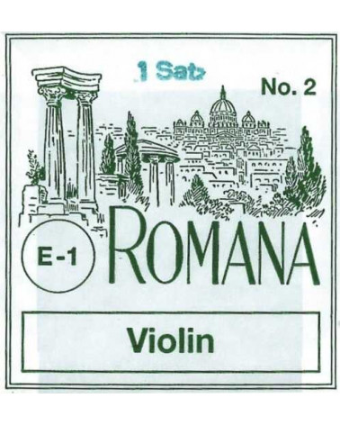 Cuerdas Para Violín Romana E-1 Aluminio Pulido