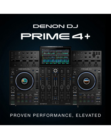Controladora De DJ Denon Dj Prime 4+ Black