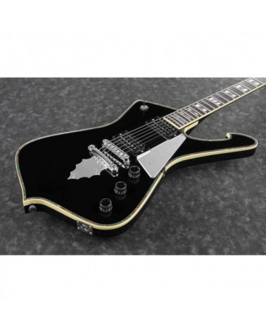 Guitarra Eléctrica Ibanez PS10BK Paul Stanley Signature Negro Con Estuche