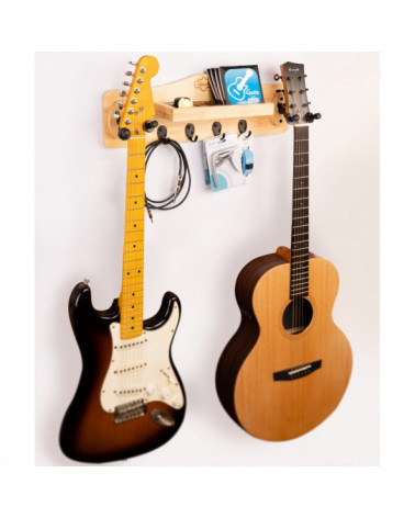 Soporte De Pared Universal Para 2 Guitarras Guitto GGS-10