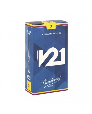 Caña Clarinete Sib Vandoren V-21 3 1/2 Azul Claro