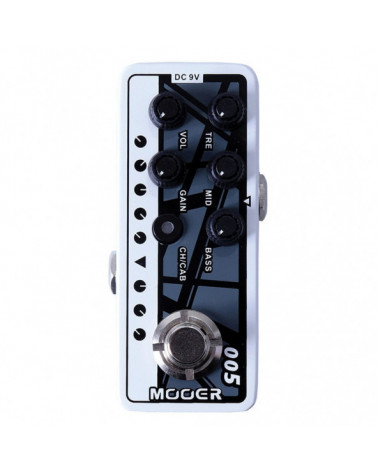 Pedal Simulador De Amplificador Para Guitarra Mooer 005 Brown Sound Micro Preamp